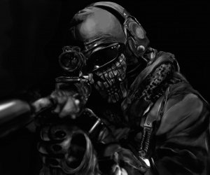 Call of Duty Ghost Masked Warrior Wallpaper