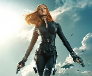 Scarlett Johansson in "Captain America: The Winter Soldier" Wallpaper