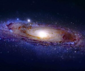 Andromeda Galaxy Tilt-Shift Wallpaper